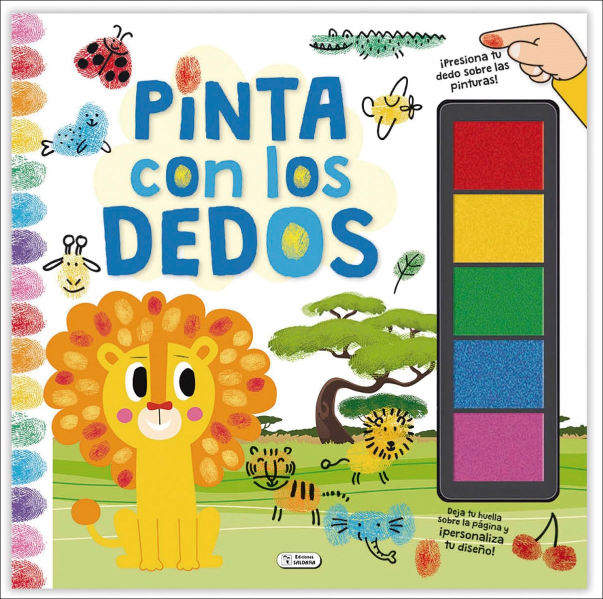 PINTA CON LOS DEDOS - LEÓN 1