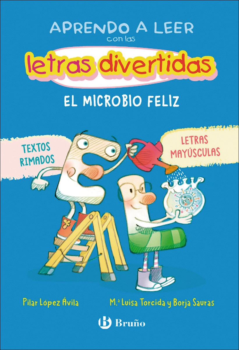 Imagem 0 de Aprendo a leer con las letras divertidas, 7. El microbio feliz: Textos rimados y en MAYÚSCULAS