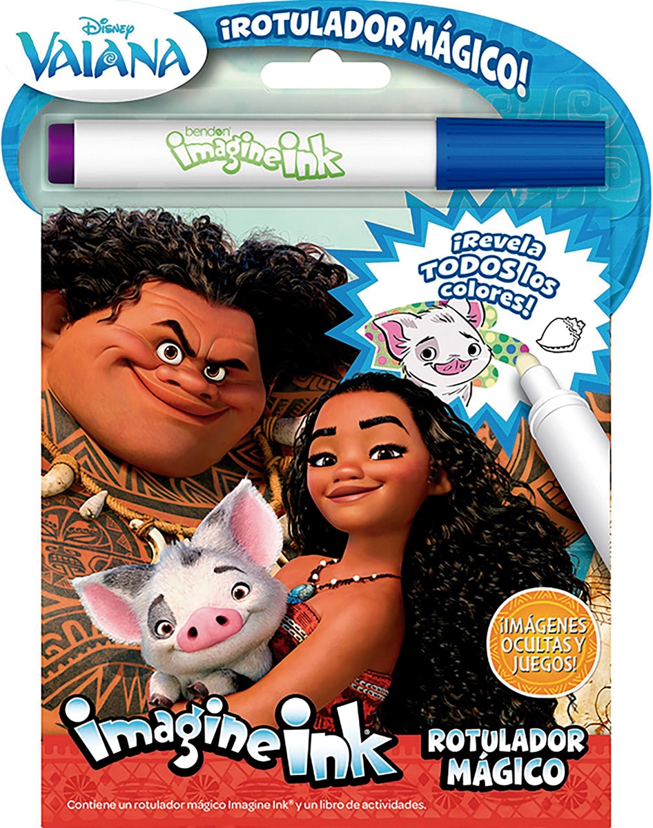 Vaiana. Rotulador mágico: Libro para colorear y actividades con rotulador mágico (Capa mole) 1