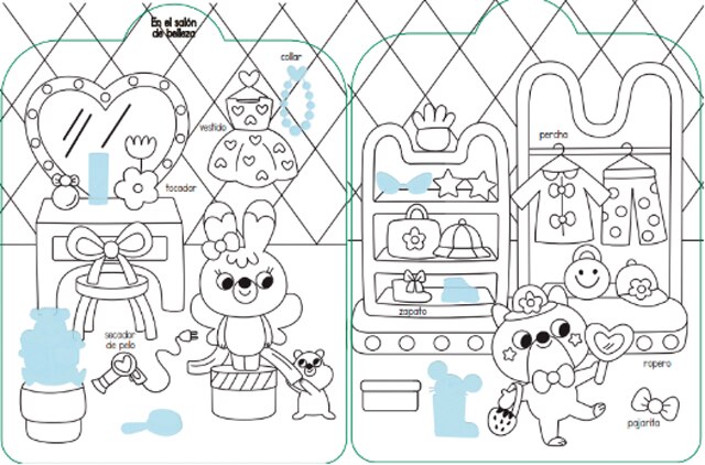 Mi mundo para colorear con adhesivos. La casa de muñecas (Capa mole) 2