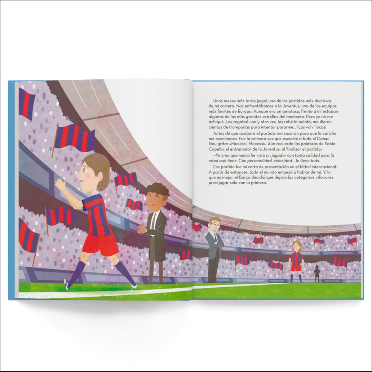 Lionel Messi: El mejor jugador de fútbol del mundo / Libro infantil con juegos y actividades extra / Cuentos para niños para conocer a lo (Capa dura) 3