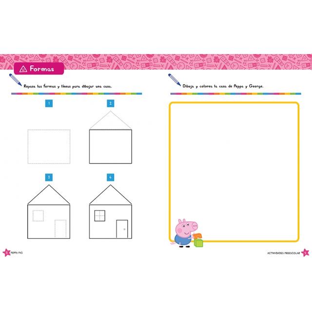 Peppa Pig. Cuaderno de vacaciones - Cuaderno de actividades preescolar (Capa mole) 3