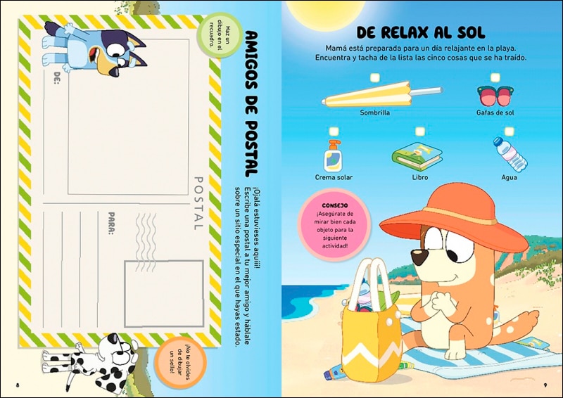 Bluey. Actividades - La playa de Bluey. Actividades para las vacaciones: ¡Diversión veraniega a tope! (Capa mole) 3