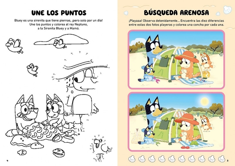 Bluey. Actividades - La playa de Bluey. Actividades para las vacaciones: ¡Diversión veraniega a tope! (Capa mole) 5