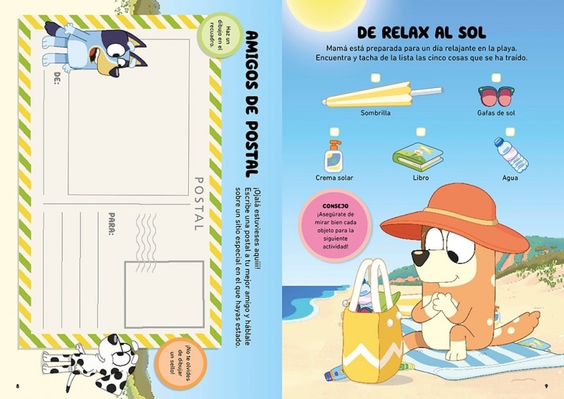 Bluey. Actividades - La playa de Bluey. Actividades para las vacaciones: ¡Diversión veraniega a tope! (Capa mole) 7