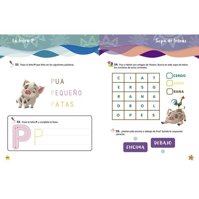 Vaiana 2. (3-4 años) (Disney. Cuaderno de vacaciones): Observación · Grafismo · Motricidad · Lógica (Capa mole) 2