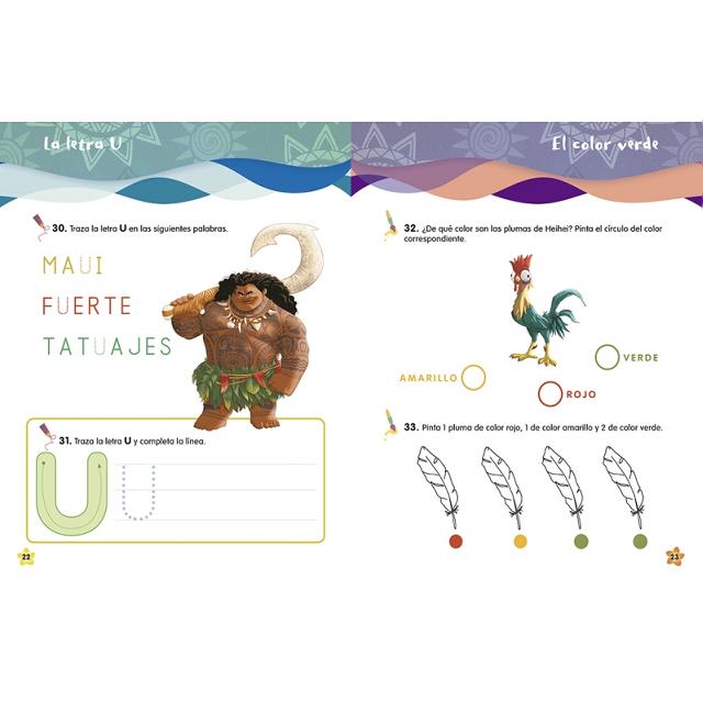 Vaiana 2. (3-4 años) (Disney. Cuaderno de vacaciones): Observación · Grafismo · Motricidad · Lógica (Capa mole) 4