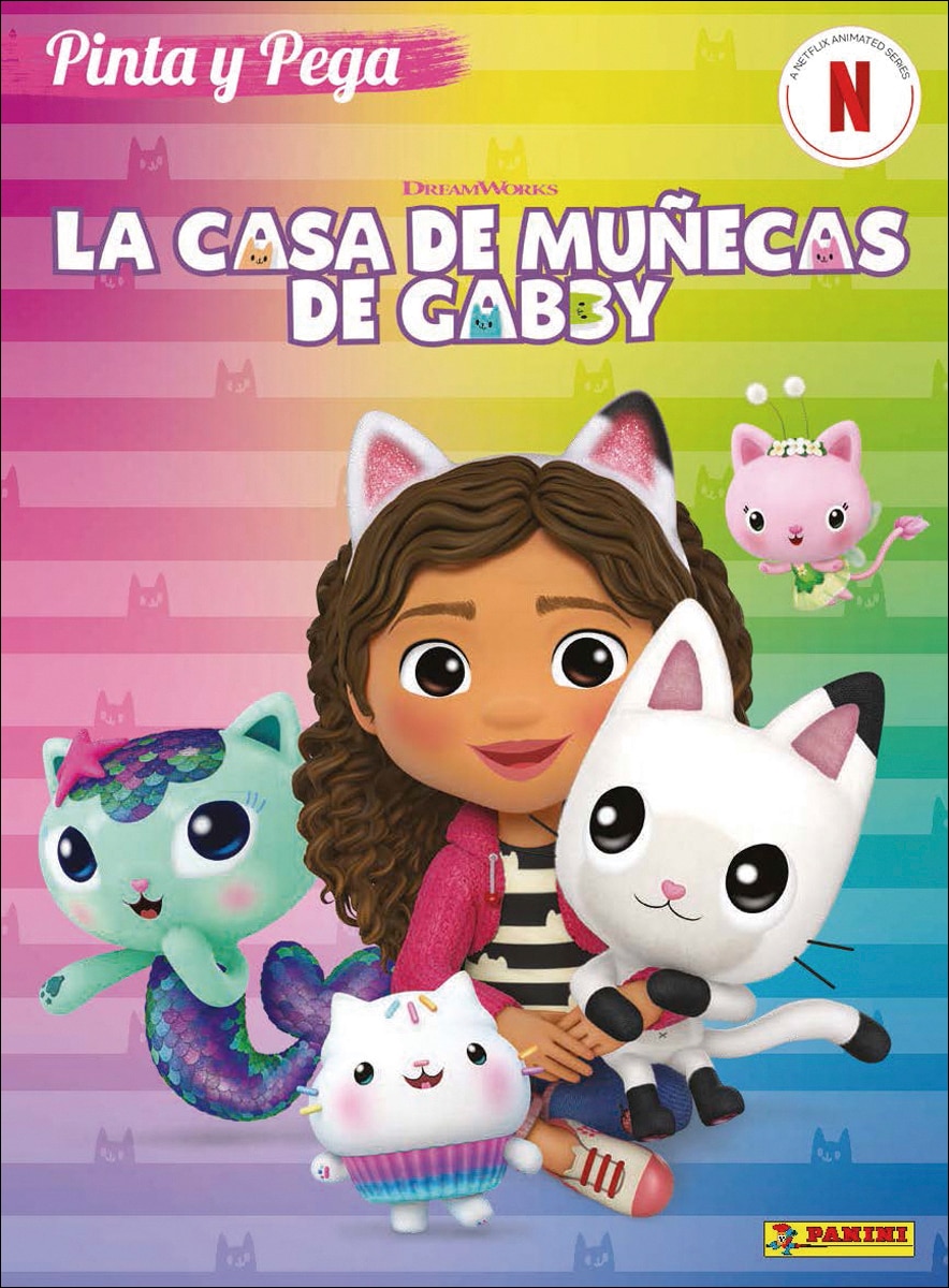 La casa de muñecas de gabby pinta y pega 1