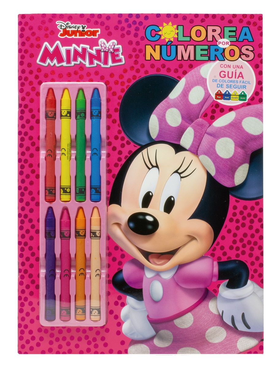 Imagem 0 de Minnie. Colorea por números con ceras: Con 8 ceras de colores