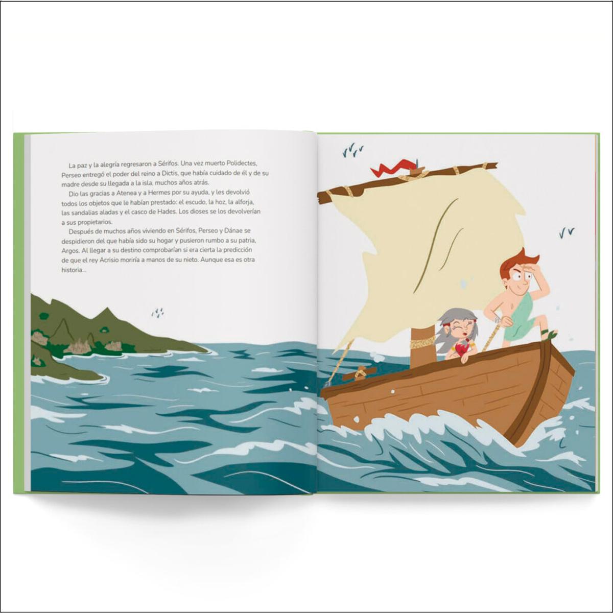 Héroes contra monstruos: Libro infantil con juegos y actividades extra | Los mitos de Teseo y el Minotauro, Perseo y Medusa, y Edipo y la  (Tapa dura) 2
