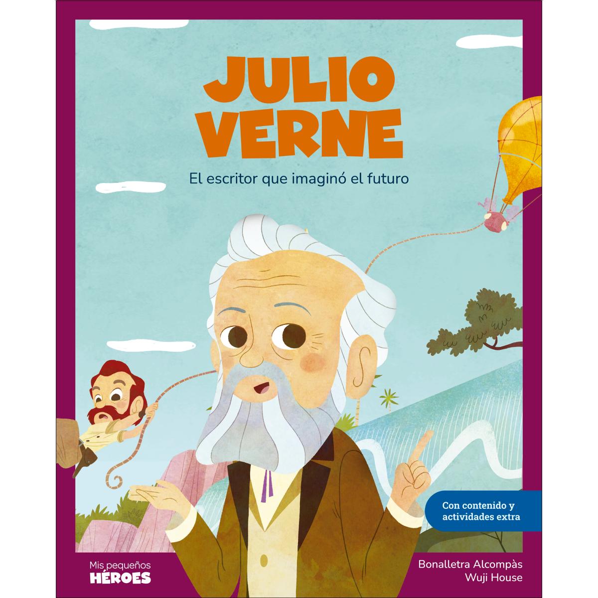 Imagem 0 de Julio Verne: El escritor que imaginó el futuro / Libro infantil con juegos y actividades extra / Cuentos para niños para conocer a los gr (Capa dura)