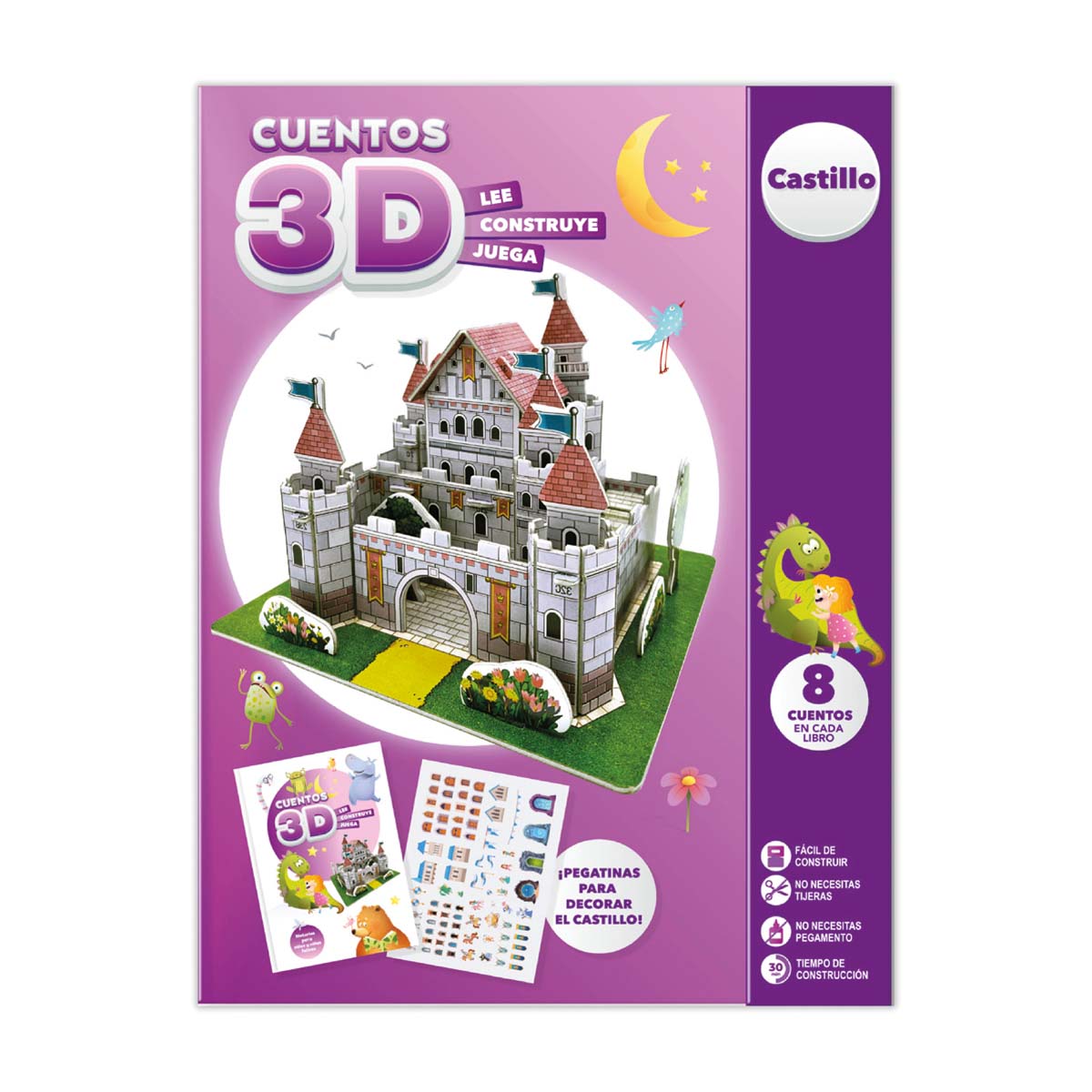 CUENTOS PARA IMAGINAR Y CONSTRUIR 3D - CASTILLO 1