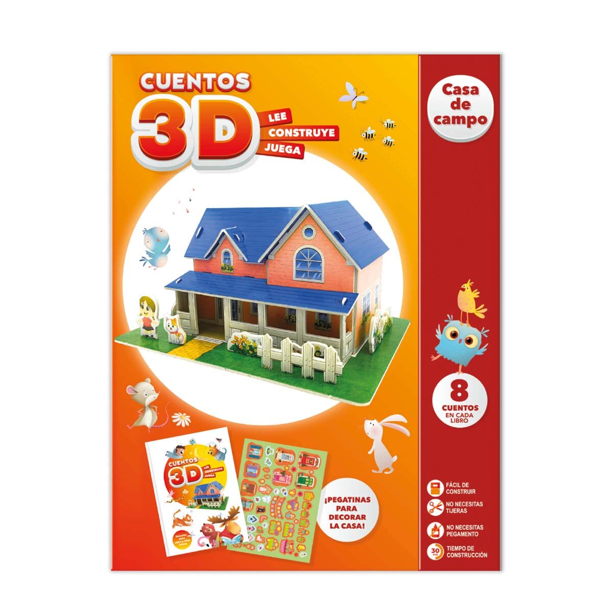 CUENTOS PARA IMAGINAR Y CONSTRUIR 3D - CASA DE CAMPO 1