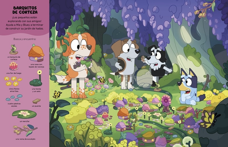 Bluey. Actividades - ¿Dónde están Bluey y Bingo? (Edición en español): Busca y encuentra (Tapa dura) 3