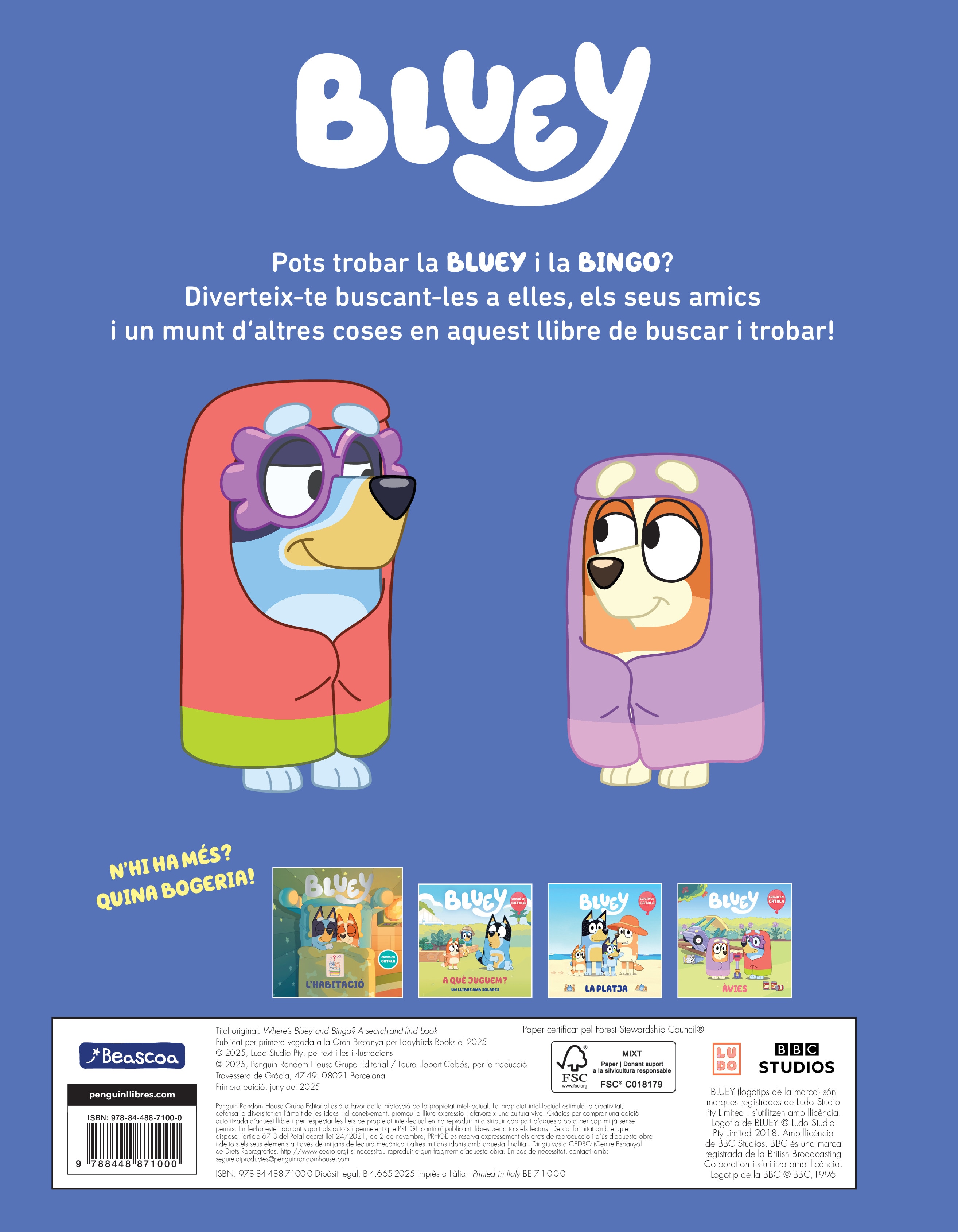 On són la Bluey i la Bingo? (Edició en català): Busca i troba (Capa dura) 2