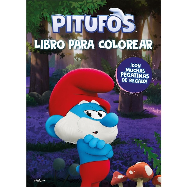 Imagem 0 de Pitufos. Libro para colorear: Con pegatinas