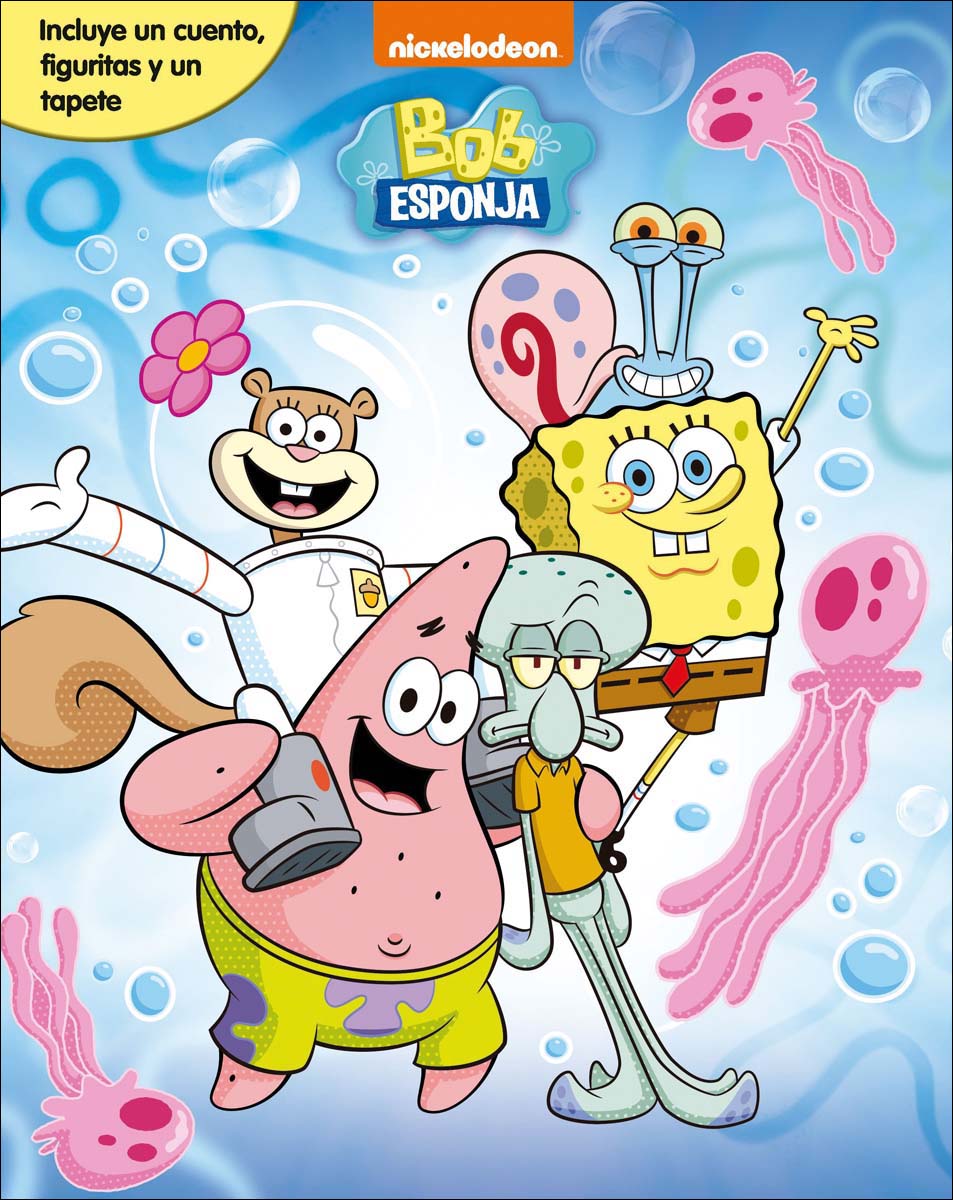 Imagem 0 de Bob Esponja. Libroaventuras: Incluye un cuento, figuritas y un tapete