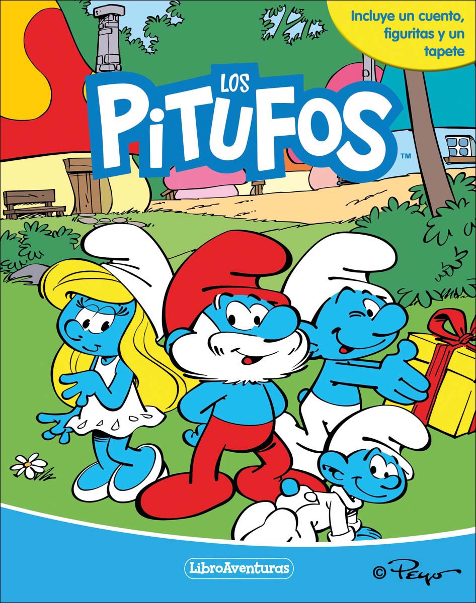 Imagem 0 de Los Pitufos. Libroaventuras: Incluye un cuento, figuritas y un tapete