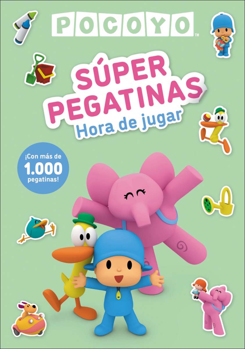 Imagem 0 de Pocoyó. Actividades - Súper pegatinas. Hora de Jugar. ¡Con más de 1.000 pegatinas! (Capa mole)