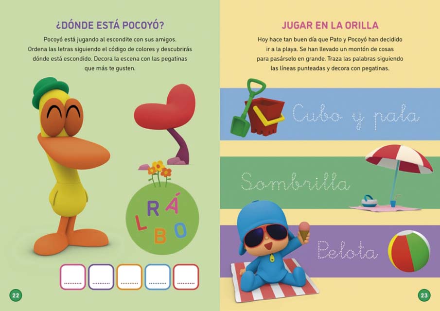 Pocoyó. Actividades - Súper pegatinas. Hora de Jugar. ¡Con más de 1.000 pegatinas! (Capa mole) 3