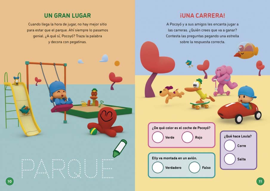 Pocoyó. Actividades - Súper pegatinas. Hora de Jugar. ¡Con más de 1.000 pegatinas! (Capa mole) 4