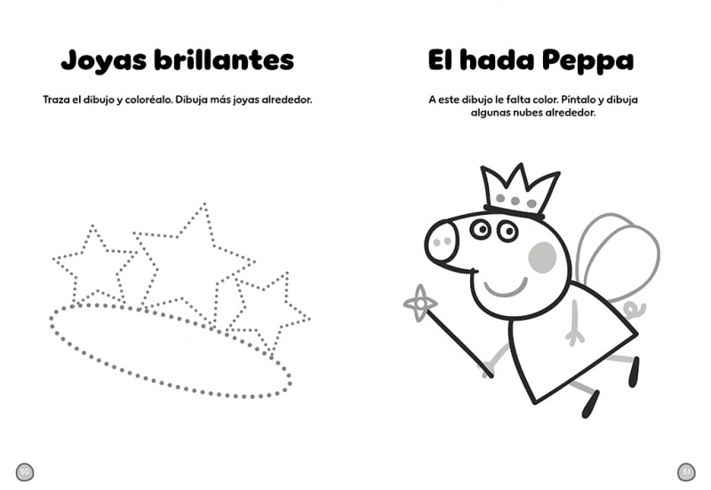 El gran libro de colorear. Aventuras mágicas (Peppa Pig. Actividades): Con más de 100 dibujos para colorear (Capa mole) 4