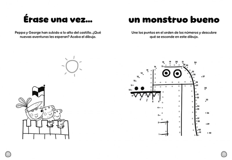 El gran libro de colorear. Aventuras mágicas (Peppa Pig. Actividades): Con más de 100 dibujos para colorear (Capa mole) 5