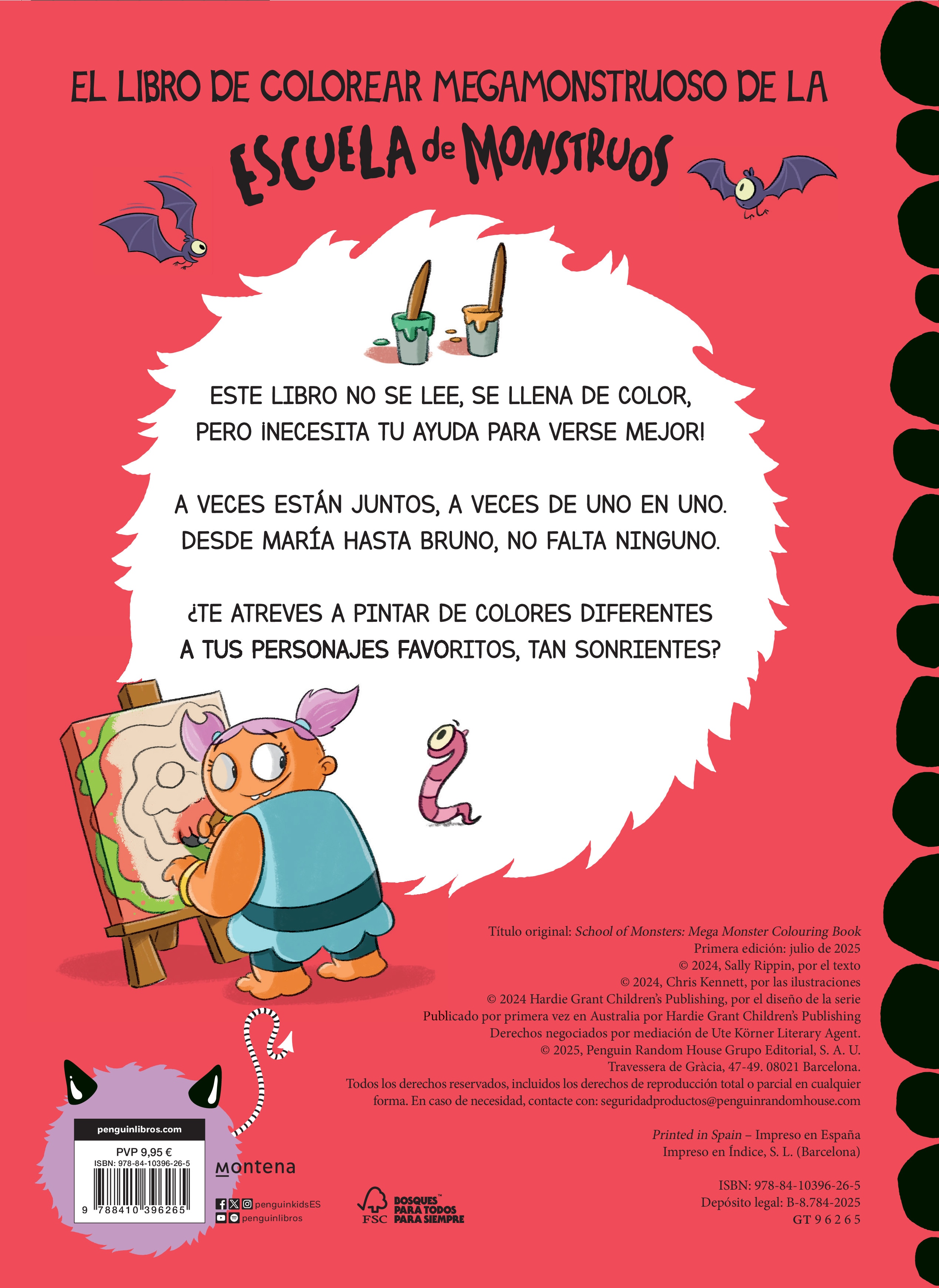 Escuela de Monstruos - El libro de colorear megamonstruoso (Capa mole) 2