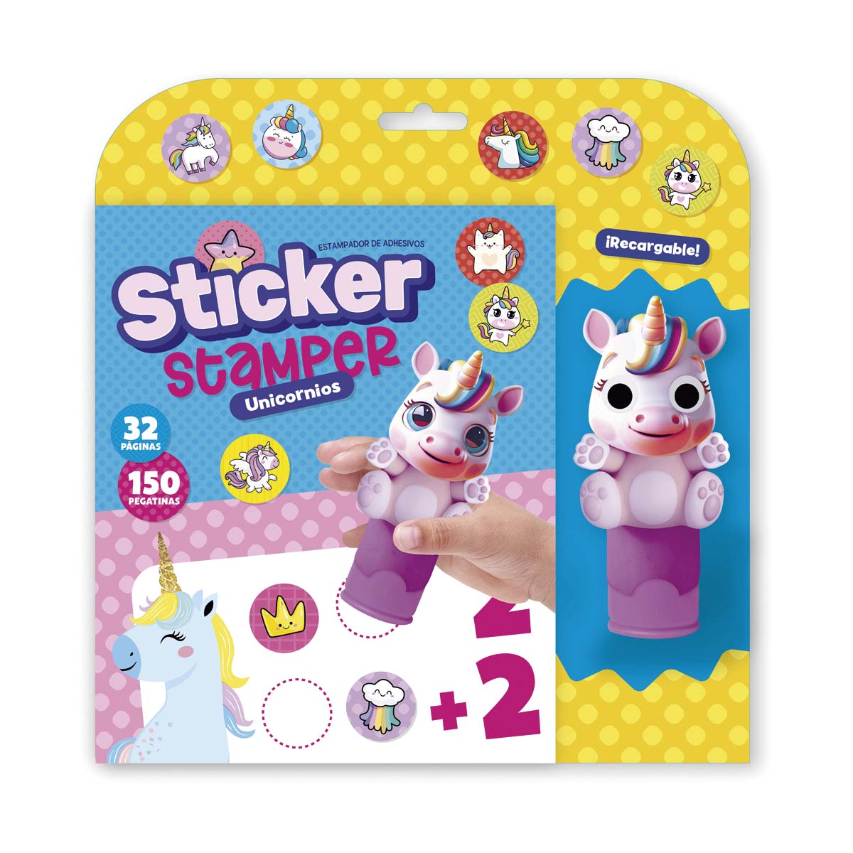 STICKER STAMPER - UNICORNIOS (FORMATO BLISTER) 1