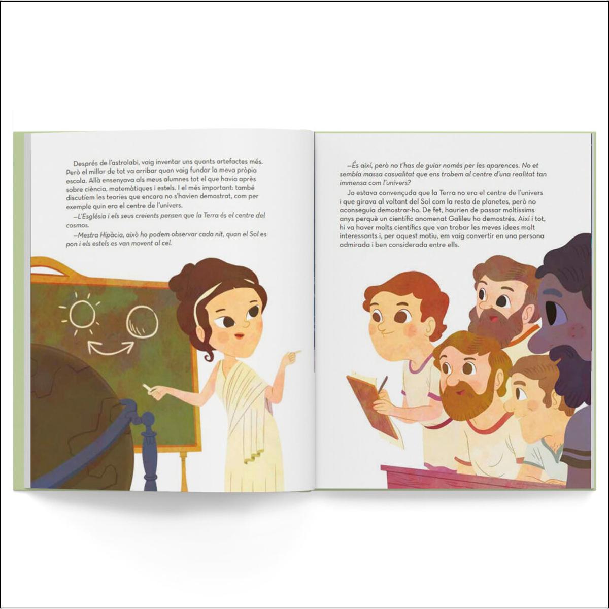 Hipàcia: La primera científica de la història / Llibre infantil amb jocs i activitats extres / Contes per a nens per conèixer als grans p (Capa dura) 2