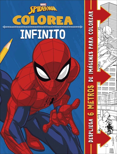 Imagem 0 de Spider-Man. Colorea infinito: 6 metros de imágenes para colorear (Capa mole)
