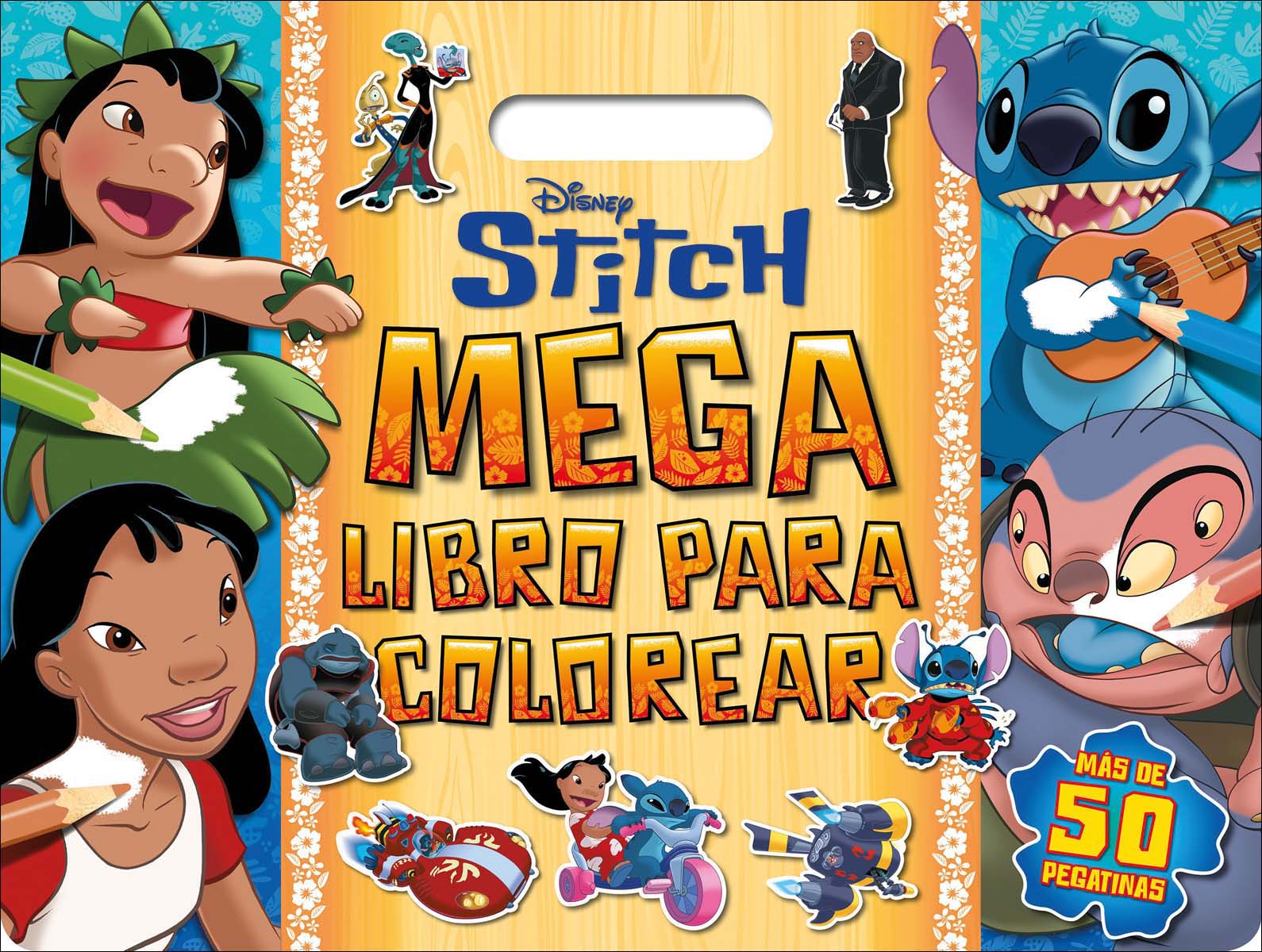 Stitch. Megalibro para colorear: Con pegatinas (Capa mole) 1
