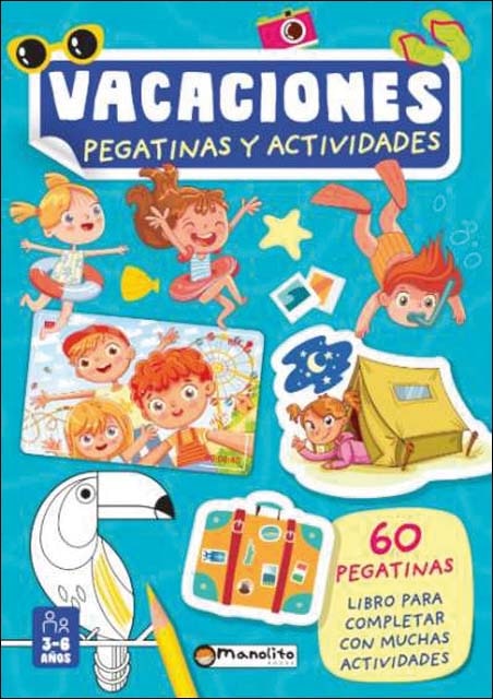 Vacaciones pegatinas y actividades (Capa dura) 1