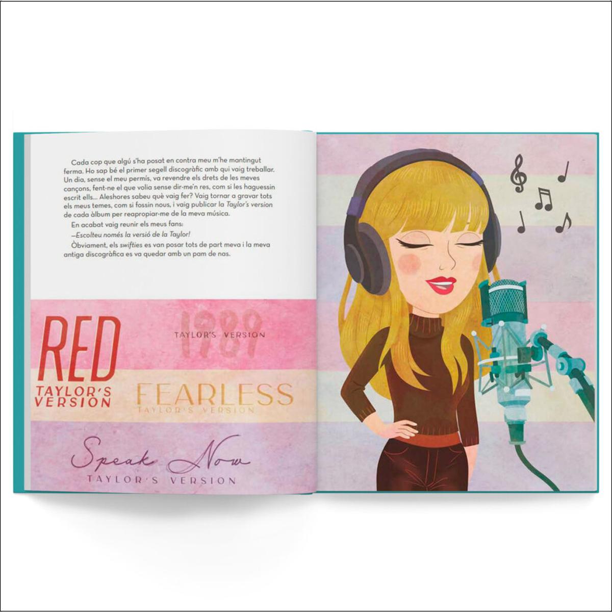 Taylor Swift: Inclou un poster de regal / Llibre infantil amb jocs i activitats extra / Contes per a nens per conèixer als grans personat (Capa dura) 3