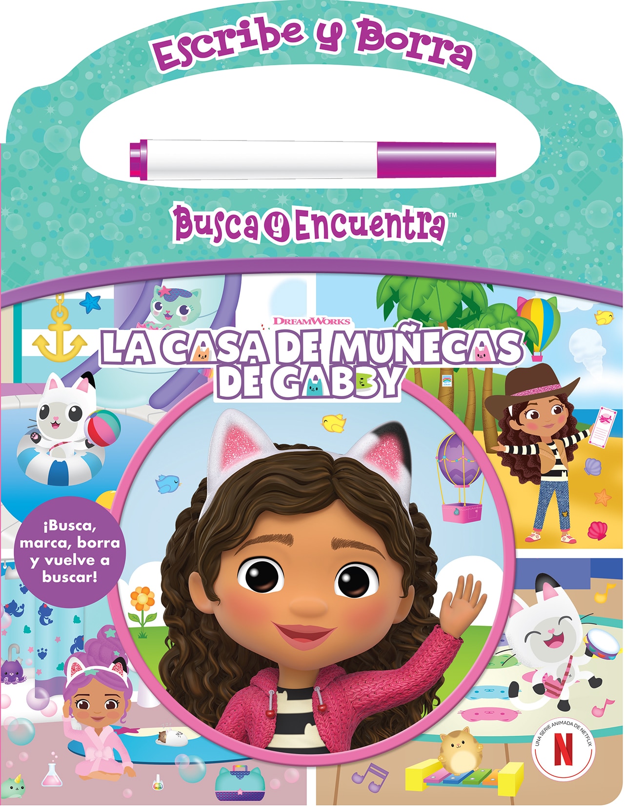Imagem 0 de ESCRIBE Y BORRA LA CASA DE MUÑECAS DE GABBY. (Capa dura)