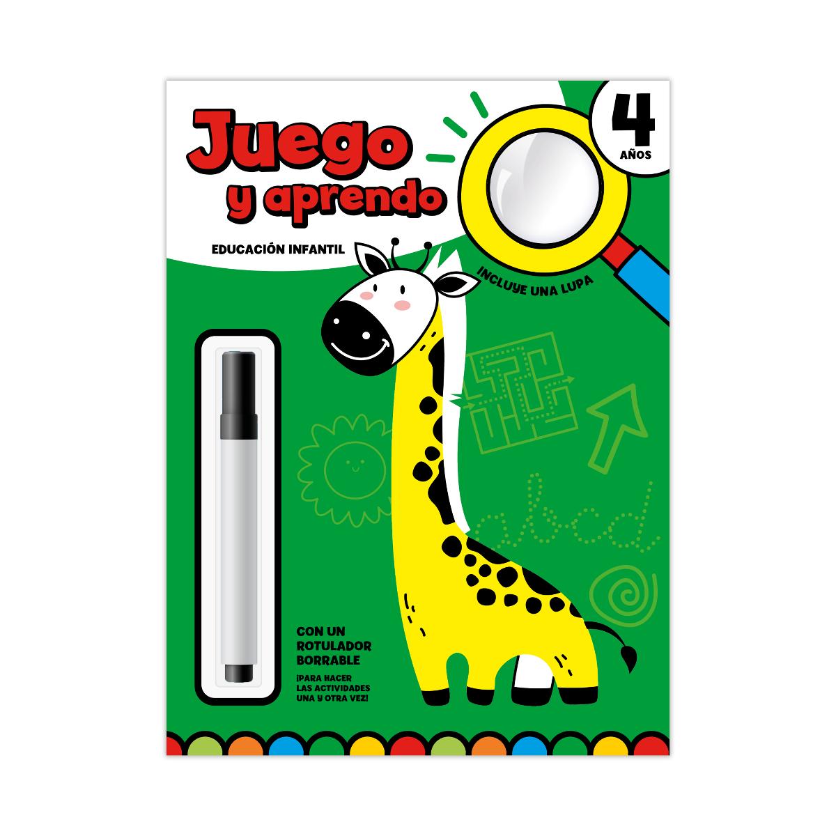 Imagem 0 de JUEGO Y APRENDO 4 AÑOS - CON LUPA Y ROTULADOR BORRABLE
