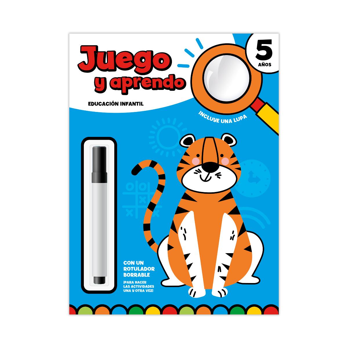 Imagem 0 de JUEGO Y APRENDO 5 AÑOS - CON LUPA Y ROTULADOR BORRABLE