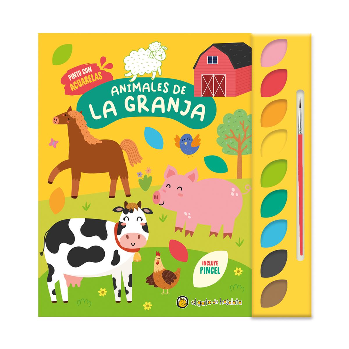 Animales de granja (9 acuarelas+1 pincel) 1