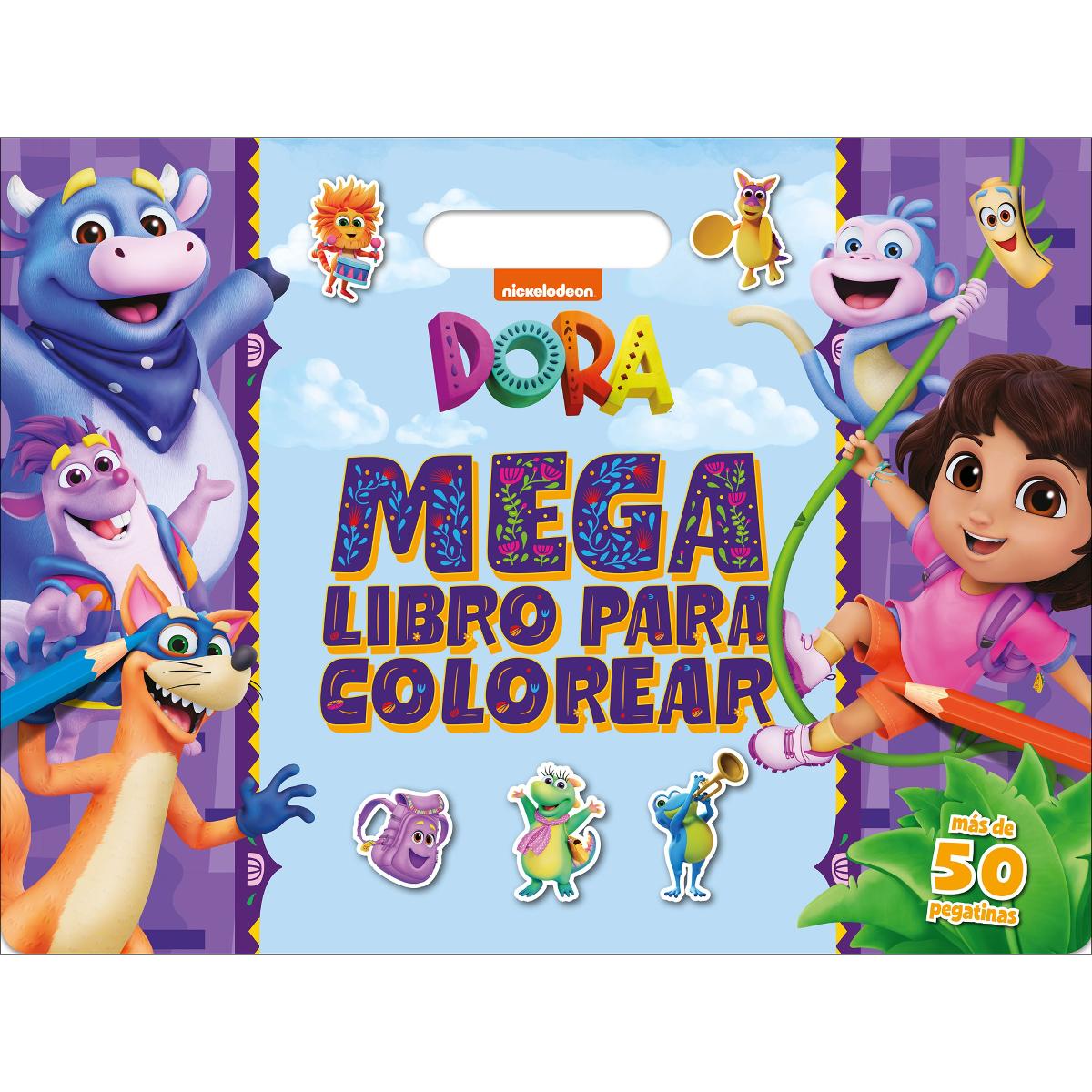 Imagem 0 de Dora. Megalibro para colorear: Con pegatinas (Capa mole)