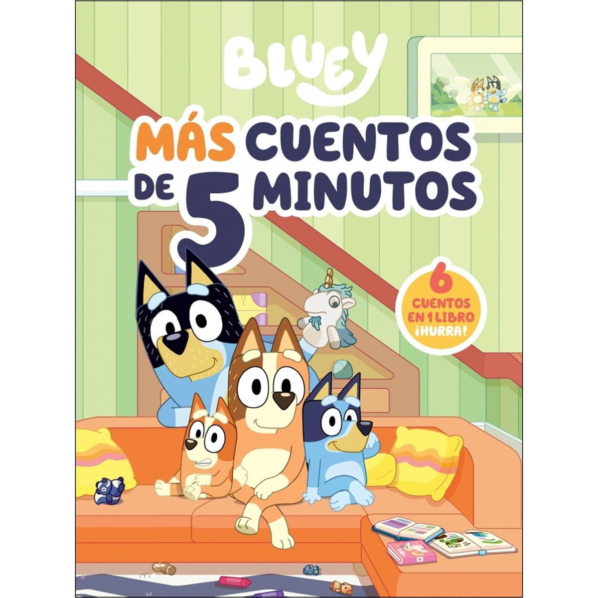 Bluey. Recopilatorio de cuentos - Más cuentos de 5 minutos (edición en español): 6 cuentos en 1 solo libro (Capa dura) 1