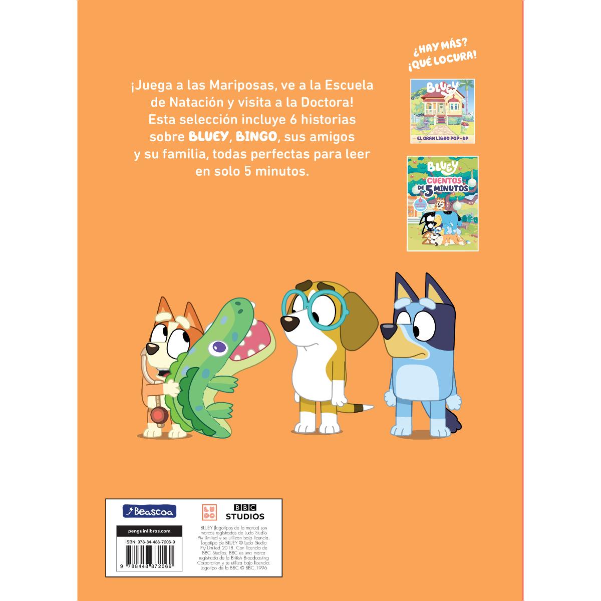 Bluey. Recopilatorio de cuentos - Más cuentos de 5 minutos (edición en español): 6 cuentos en 1 solo libro (Capa dura) 2