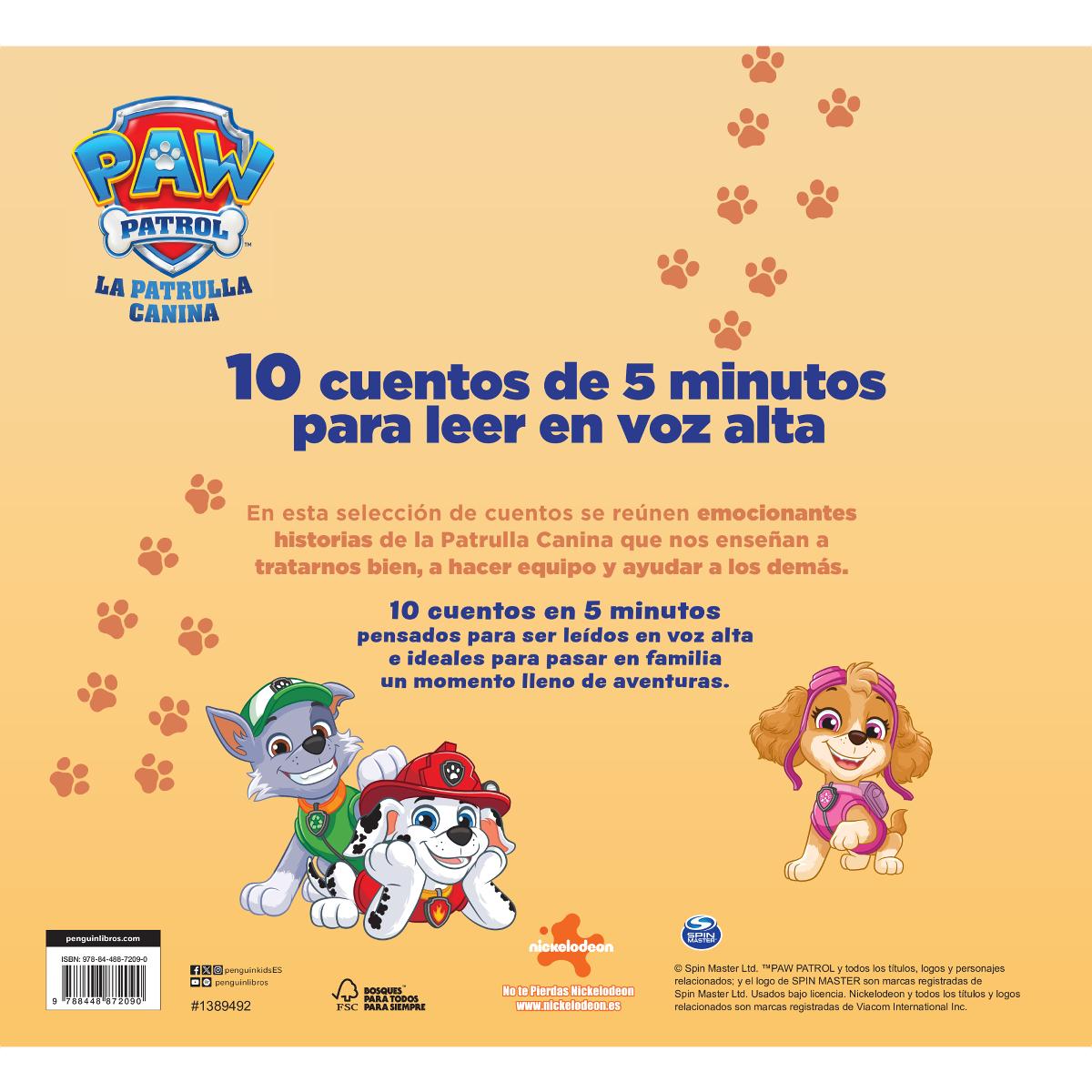 Paw Patrol | Patrulla Canina. Recopilatorio de cuentos - Cuentos de 5 minutos. Nos tratamos bien y hacemos equipo (Capa dura) 2