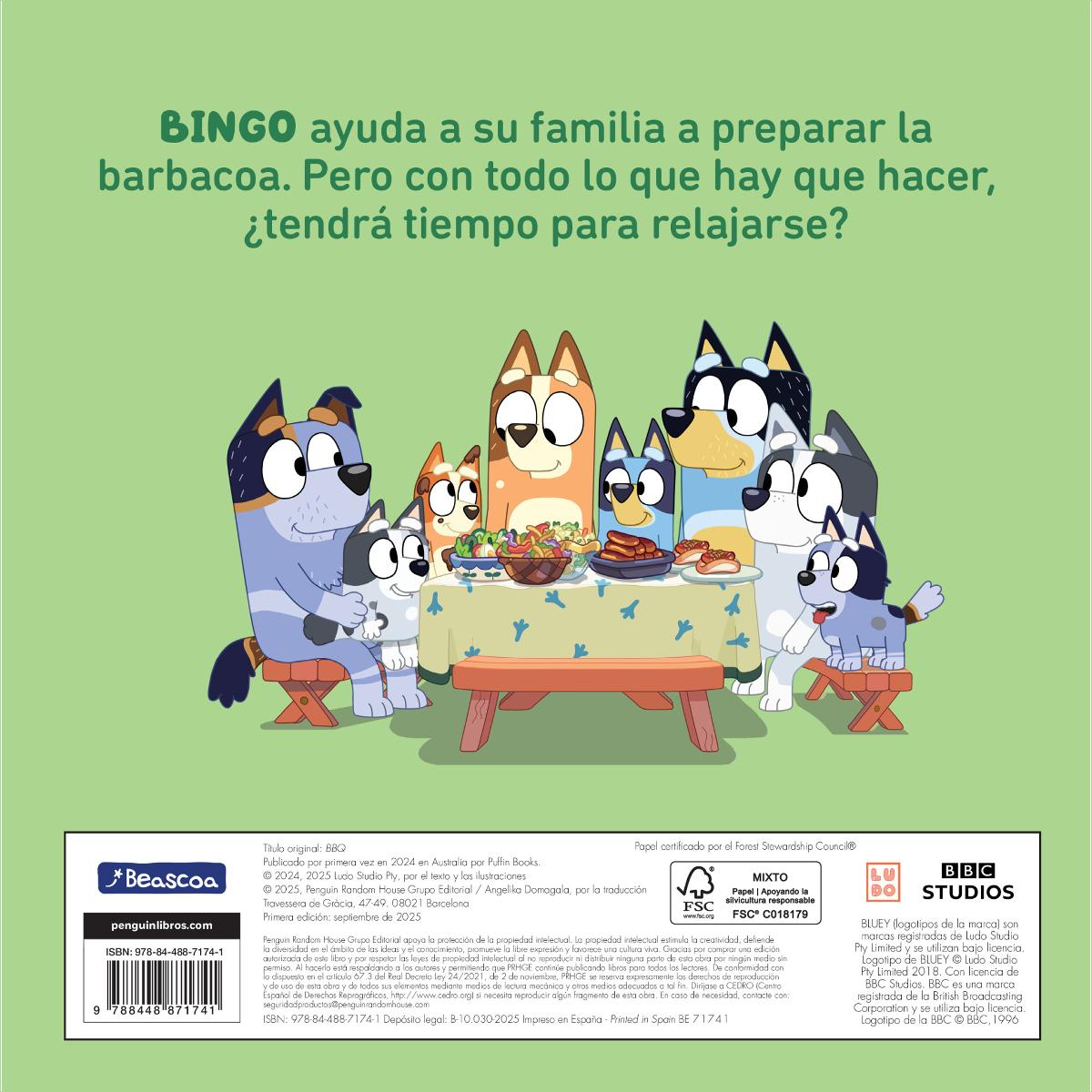 Bluey. Un cuento 14 - Barbacoa (edición en español) (Capa dura) 2