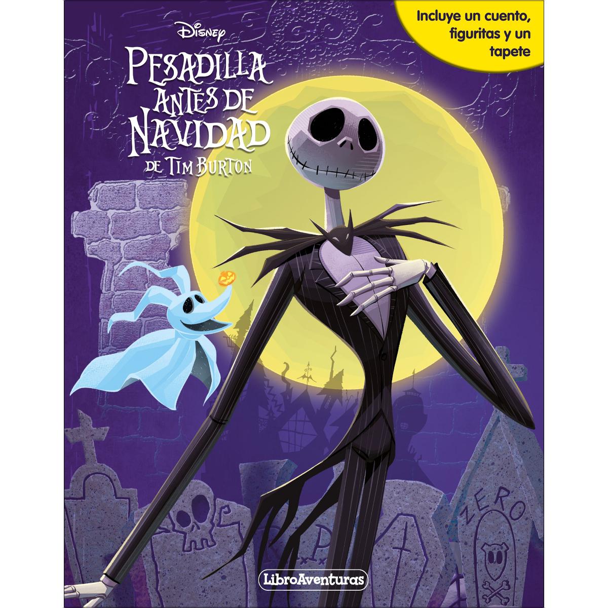 Pesadilla antes de Navidad. Libroaventuras: Incluye un cuento, figuritas y un tapete 1