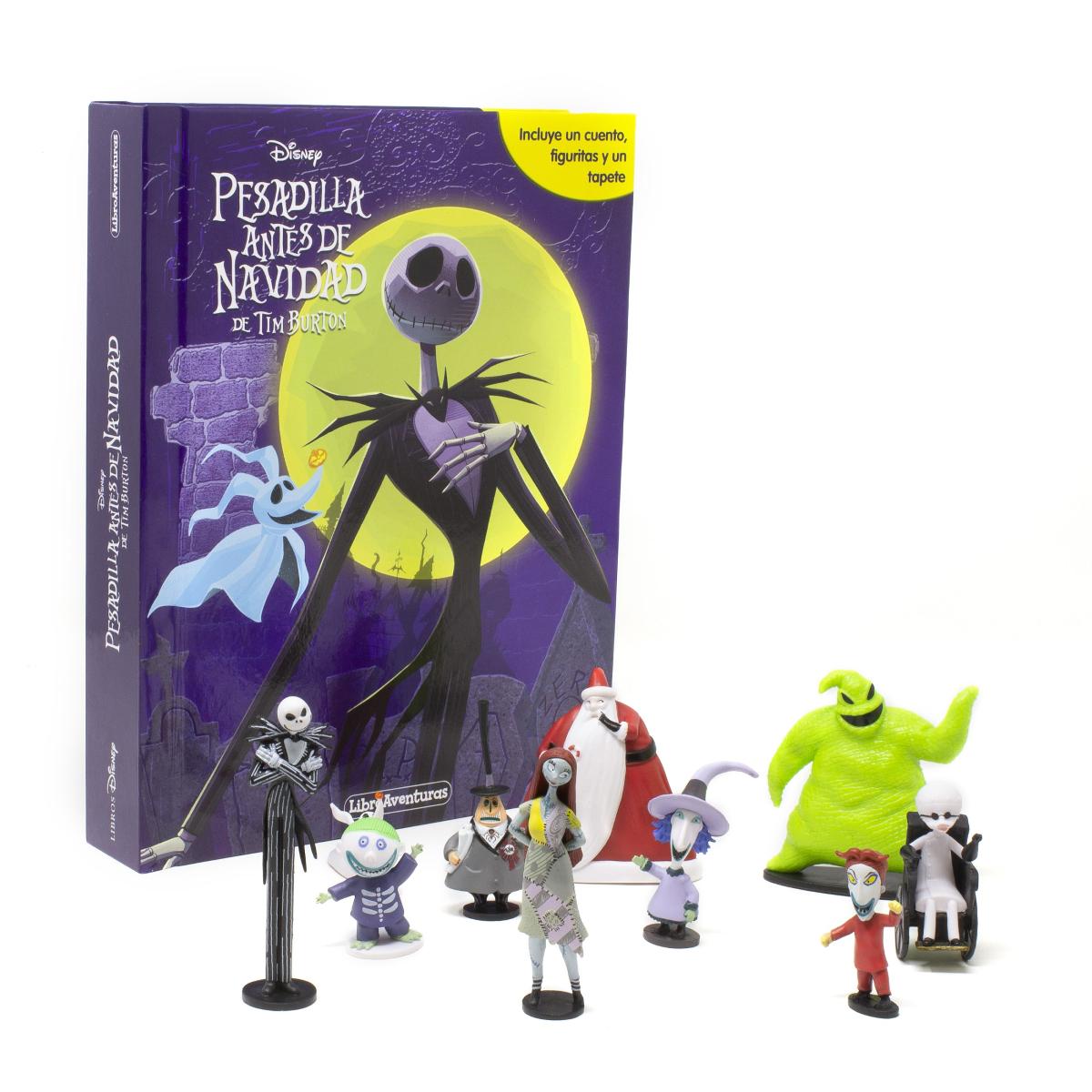 Pesadilla antes de Navidad. Libroaventuras: Incluye un cuento, figuritas y un tapete 2