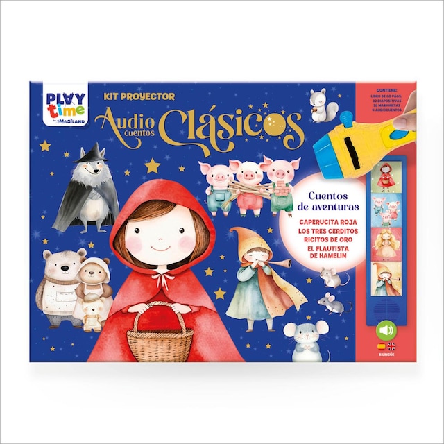 Imagen 0 de KIT PROYECTOR AUDIOCUENTOS CLASICOS - CUENTOS DE AVENTURAS