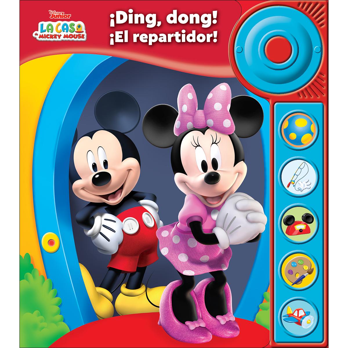¡ding, dong! ¡el repartidor! libro con timbre mick 1
