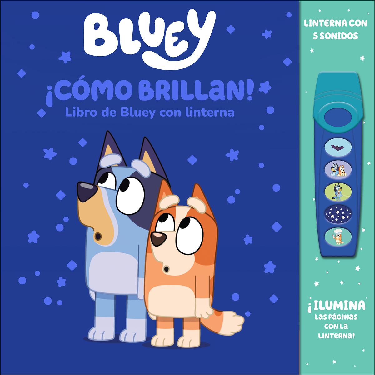¡cómo brillan! libro de bluey con linterna 1