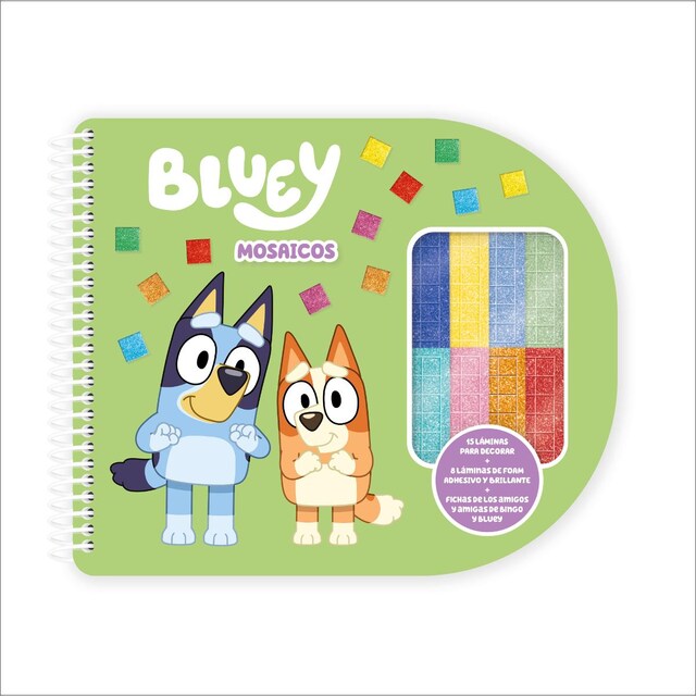 Imagem 0 de BLUEY MOSAICOS - LIBRETA ESPIRAL