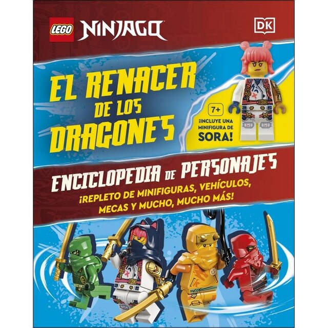 Imagem 0 de Lego Ninjago. El renacer de los dragones. Enciclopedia de personajes: Incluye una minifigura de Sora (Capa dura)